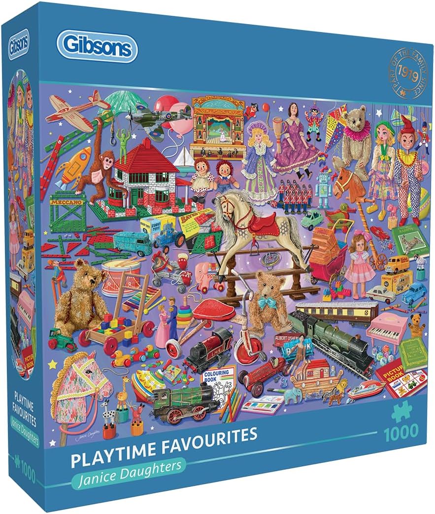 Játékidő klasszikusai Gibsons 1000 darabos kirakó puzzle (G - G6417) - puzzlegarden
