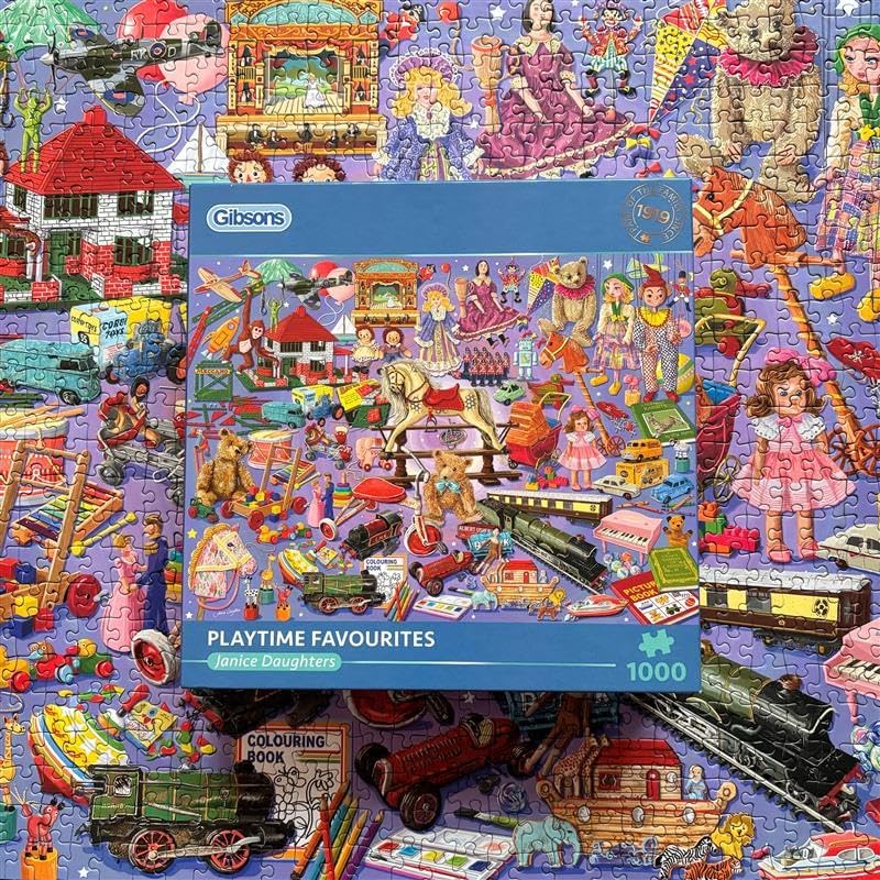 Játékidő klasszikusai Gibsons 1000 darabos kirakó puzzle (G - G6417) - puzzlegarden