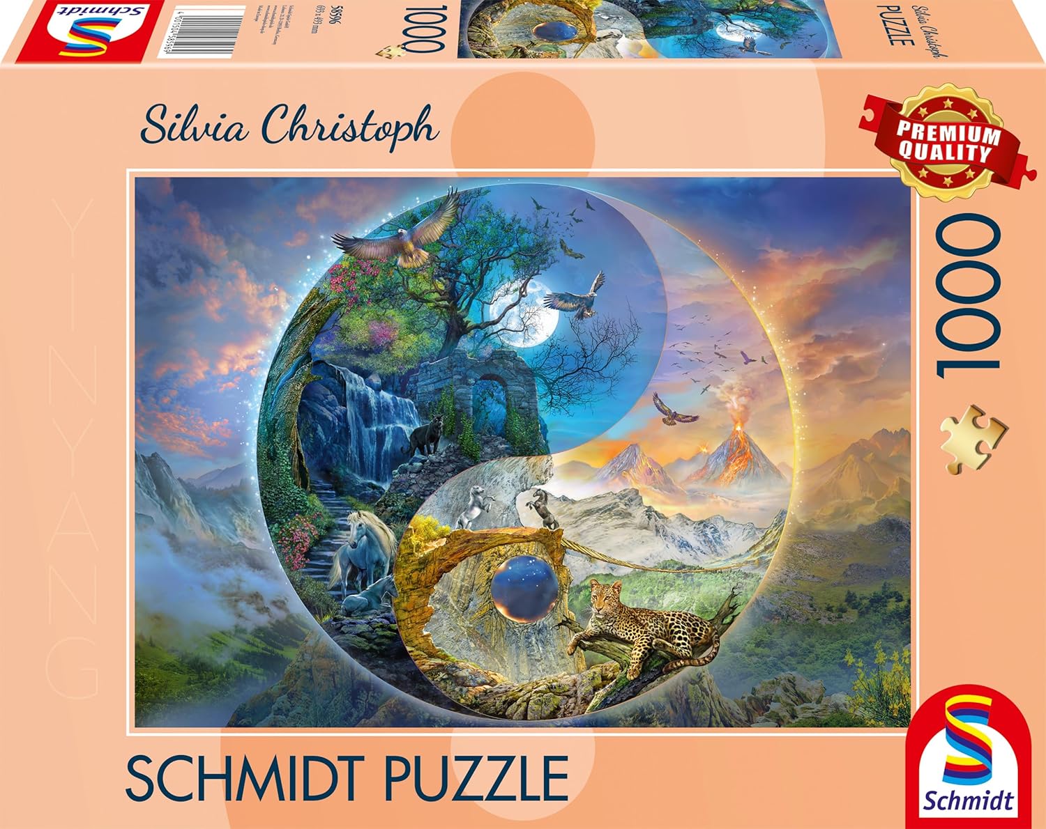 Jin és Jang – A hegyek birodalma Schmidt Spiele 1000 darabos kirakó puzzle (SCH - 58596) - puzzlegarden