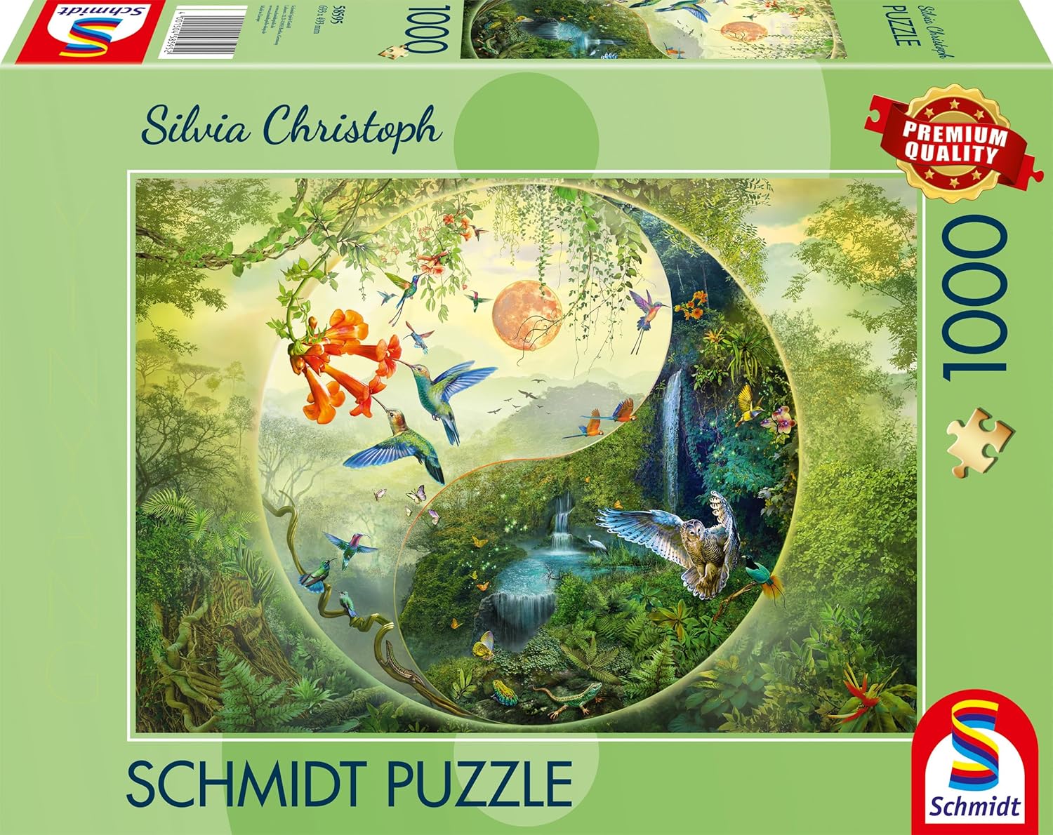 Jin és Jang – A kolibrik erdejében Schmidt Spiele 1000 darabos kirakó puzzle (SCH - 58595) - puzzlegarden