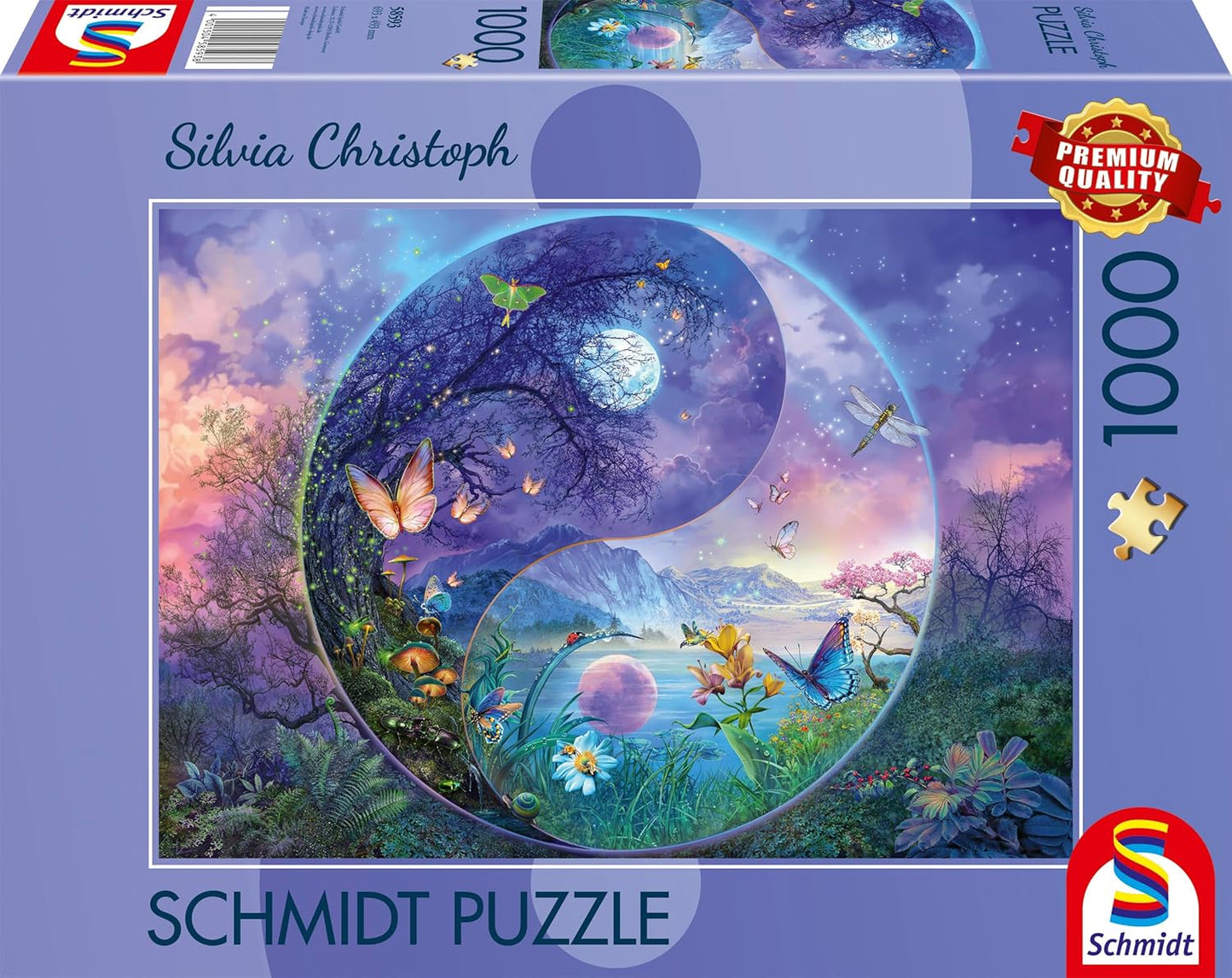 Jin és Jang – A rovarvilág csodái Schmidt Spiele 1000 darabos kirakó puzzle (SCH - 58593) - puzzlegarden