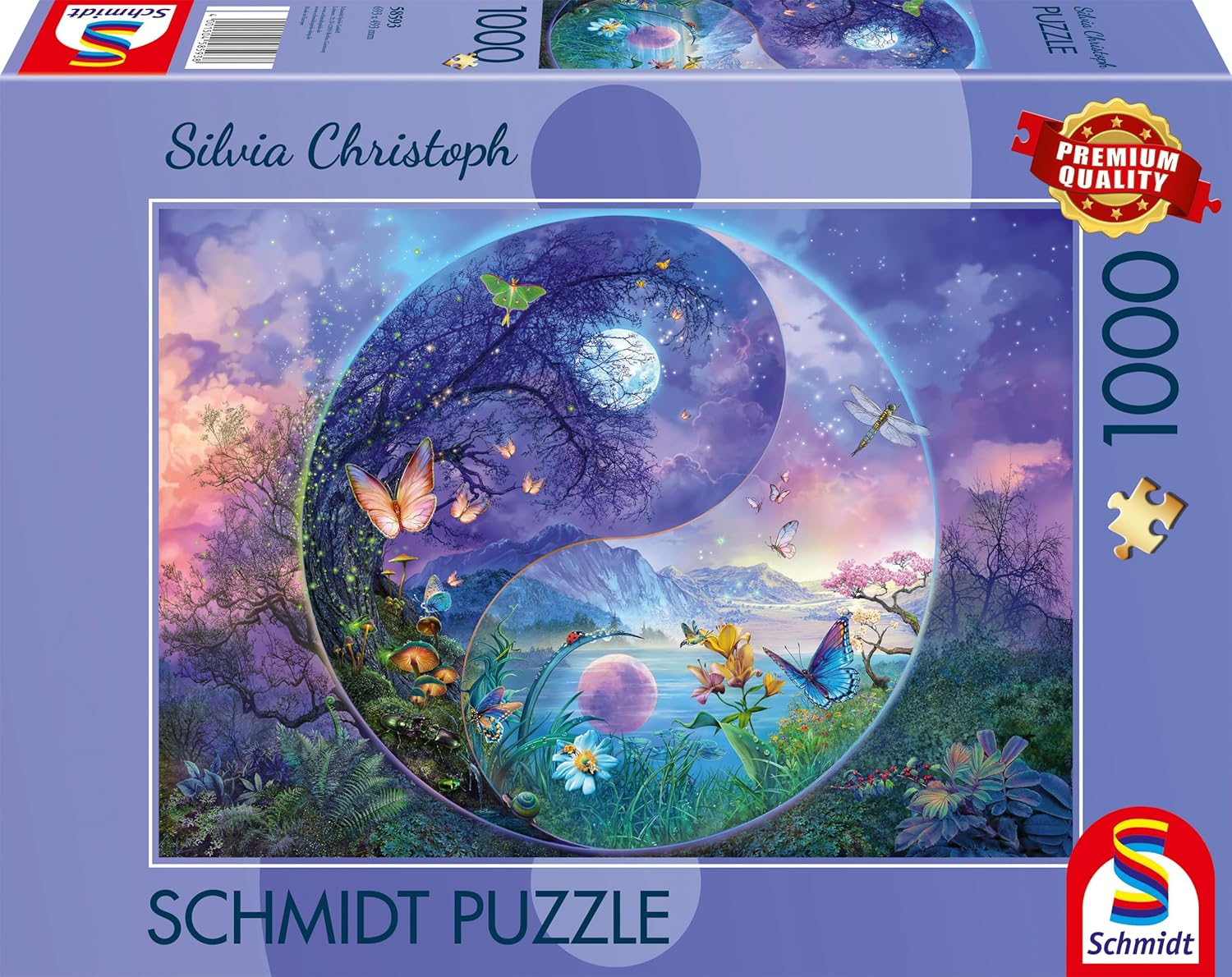 Jin és Jang – A rovarvilág csodái Schmidt Spiele 1000 darabos kirakó puzzle (SCH - 58593) - puzzlegarden