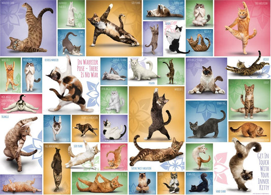 Jógázó Macskák EuroGraphics 1000 darabos kirakó puzzle (EUR - 6000 - 0953) - puzzlegarden