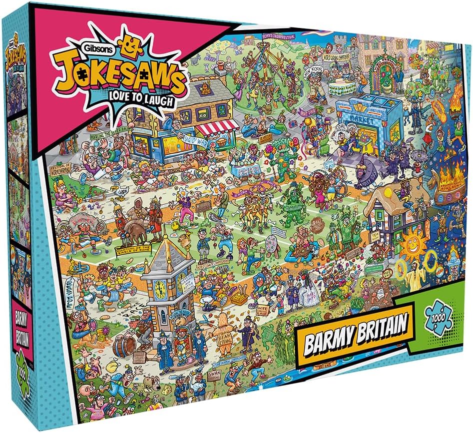 Jokesaws: Hibbant Britannia Gibsons 1000 darabos kirakó puzzle (G - G7152) - puzzlegarden