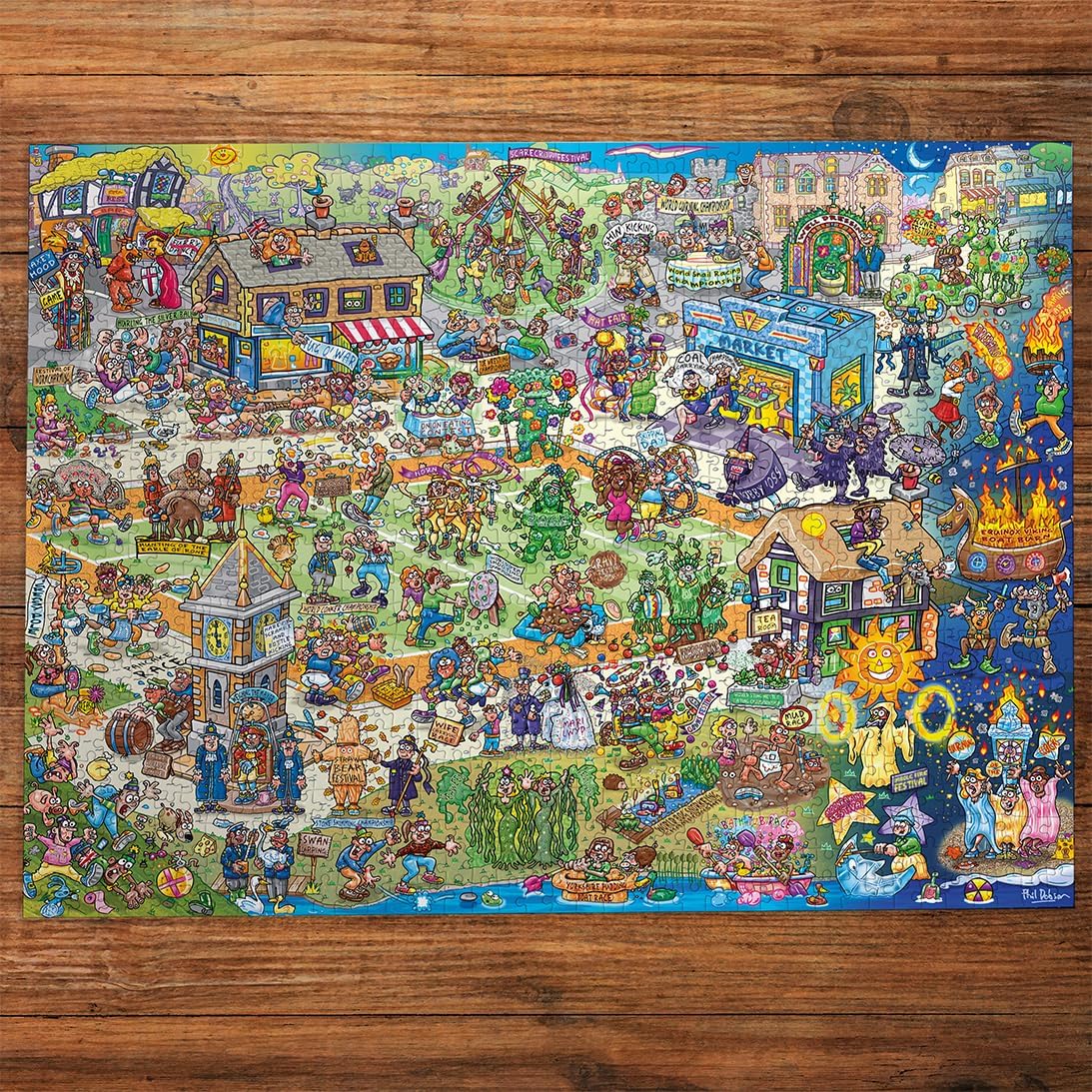 Jokesaws: Hibbant Britannia Gibsons 1000 darabos kirakó puzzle (G - G7152) - puzzlegarden