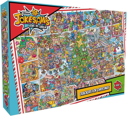 Jokesaws: Karácsonyi bolondozás Gibsons 1000 darabos kirakó puzzle (G - G7166) - puzzlegarden