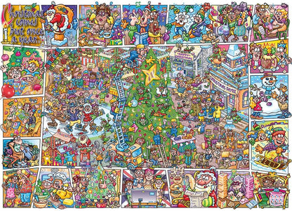 Jokesaws: Karácsonyi bolondozás Gibsons 1000 darabos kirakó puzzle (G - G7166) - puzzlegarden