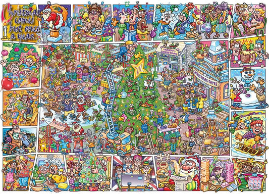 Jokesaws: Karácsonyi bolondozás Gibsons 1000 darabos kirakó puzzle (G - G7166) - puzzlegarden
