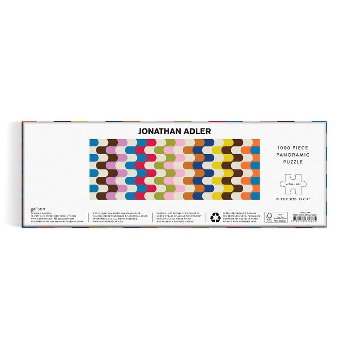 Jonathan Adler - Bargello - panoráma Galison 1000 darabos kirakó puzzle (GA-9780735374805 9780735374805) - puzzlegarden