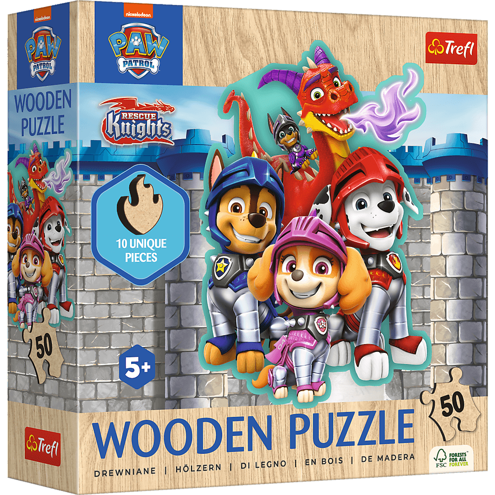 Kalandok a Mancs Őrjárattal - Fa kirakó Trefl Wood Craft 50 darabos kirakó puzzle (TR - 20277 5900511202779) - puzzlegarden