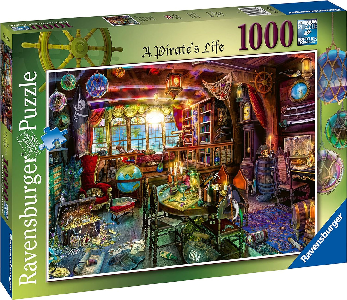 Kalóz élet Ravensburger 1000 darabos kirakó puzzle (RA-16755 4005556167555) - puzzlegarden