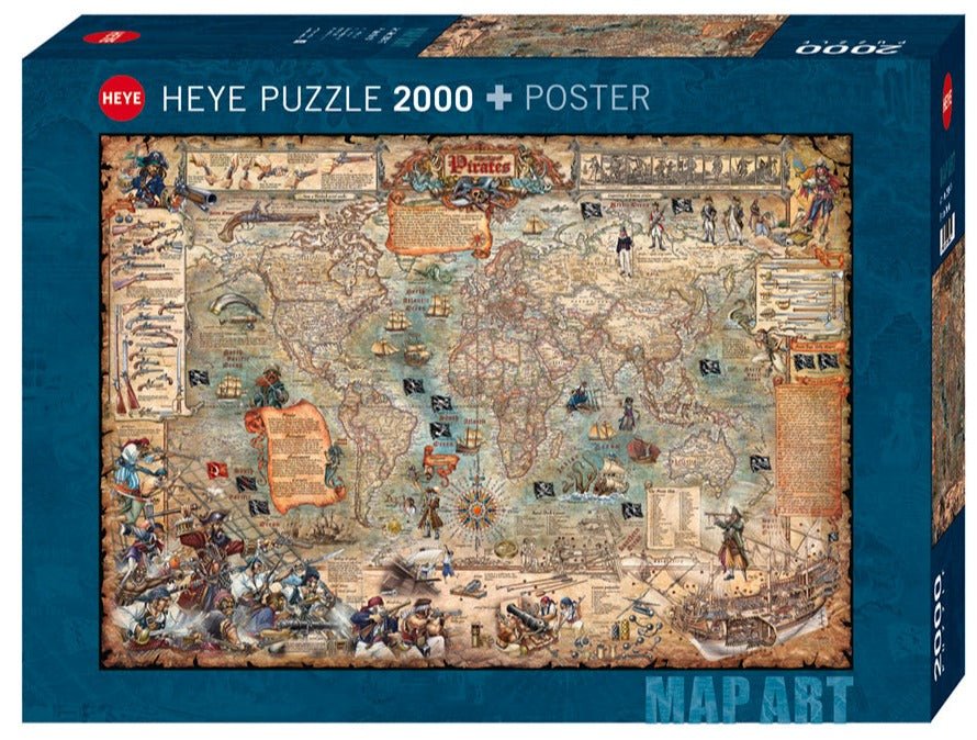 Kalóz Világ HEYE 2000 darabos kirakó puzzle (HE-29847 4001689298470) - puzzlegarden