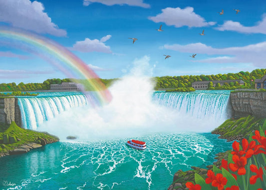 Kanadai Kollekció - Niagara vízesés Ravensburger 1000 darabos kirakó puzzle (RA - 12001486 4005555014867) - puzzlegarden