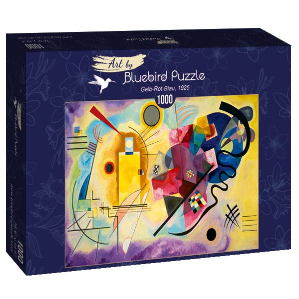 Kandinsky - Sárga-Piros-Kék Bluebird 1000 darabos kirakó puzzle (BB-60036 3663384600364) - puzzlegarden