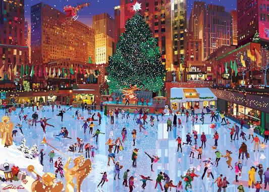 Karácsony a Rockefeller Centerben Ravensburger 1000 darabos kirakó puzzle (RA - 17132) - puzzlegarden