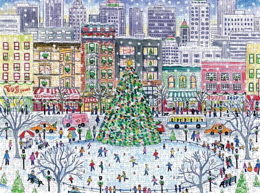 Karácsony a városban Galison 1000 darabos kirakó puzzle (GA - 9780735383098) - puzzlegarden