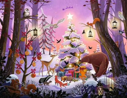 Karácsony az erdőben Ravensburger 2000 darabos kirakó puzzle (RA - 12001417) - puzzlegarden
