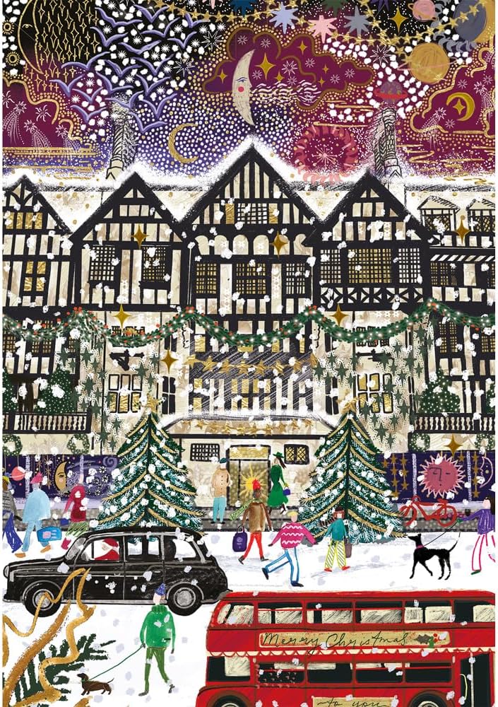 Karácsony Londonban – 3x500 Gibsons 500 darabos kirakó puzzle (G - G5500) - puzzlegarden