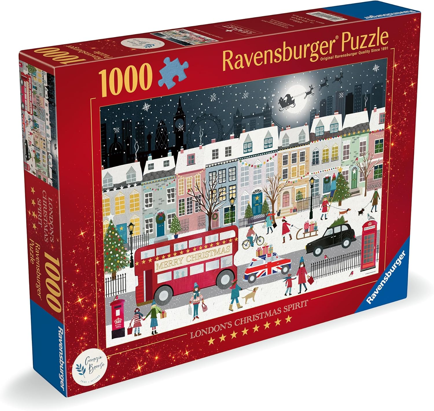Karácsony Londonban Ravensburger 1000 darabos kirakó puzzle (RA-12001584) - puzzlegarden
