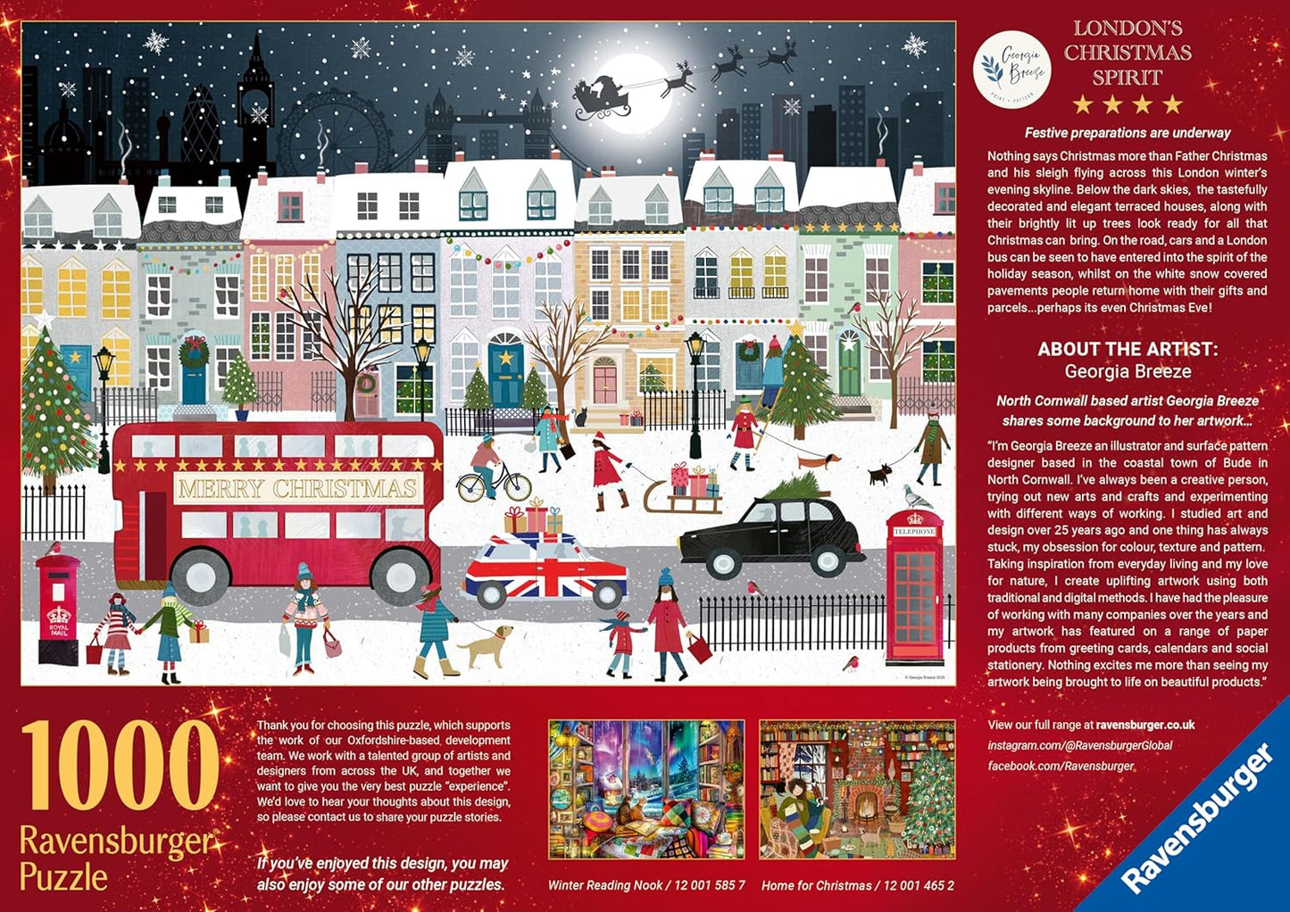 Karácsony Londonban Ravensburger 1000 darabos kirakó puzzle (RA-12001584) - puzzlegarden