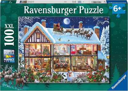 Karácsony otthon Ravensburger 100 darabos kirakó puzzle (RA-12996) - puzzlegarden