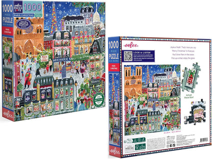 Karácsony Párizsban Eeboo 1000 darabos kirakó puzzle (EB-PZT781) - puzzlegarden