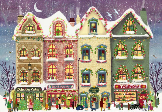 Karácsonyi bevásárlás Pieces & Peace 1000 darabos kirakó puzzle (PaP - 0153) - puzzlegarden