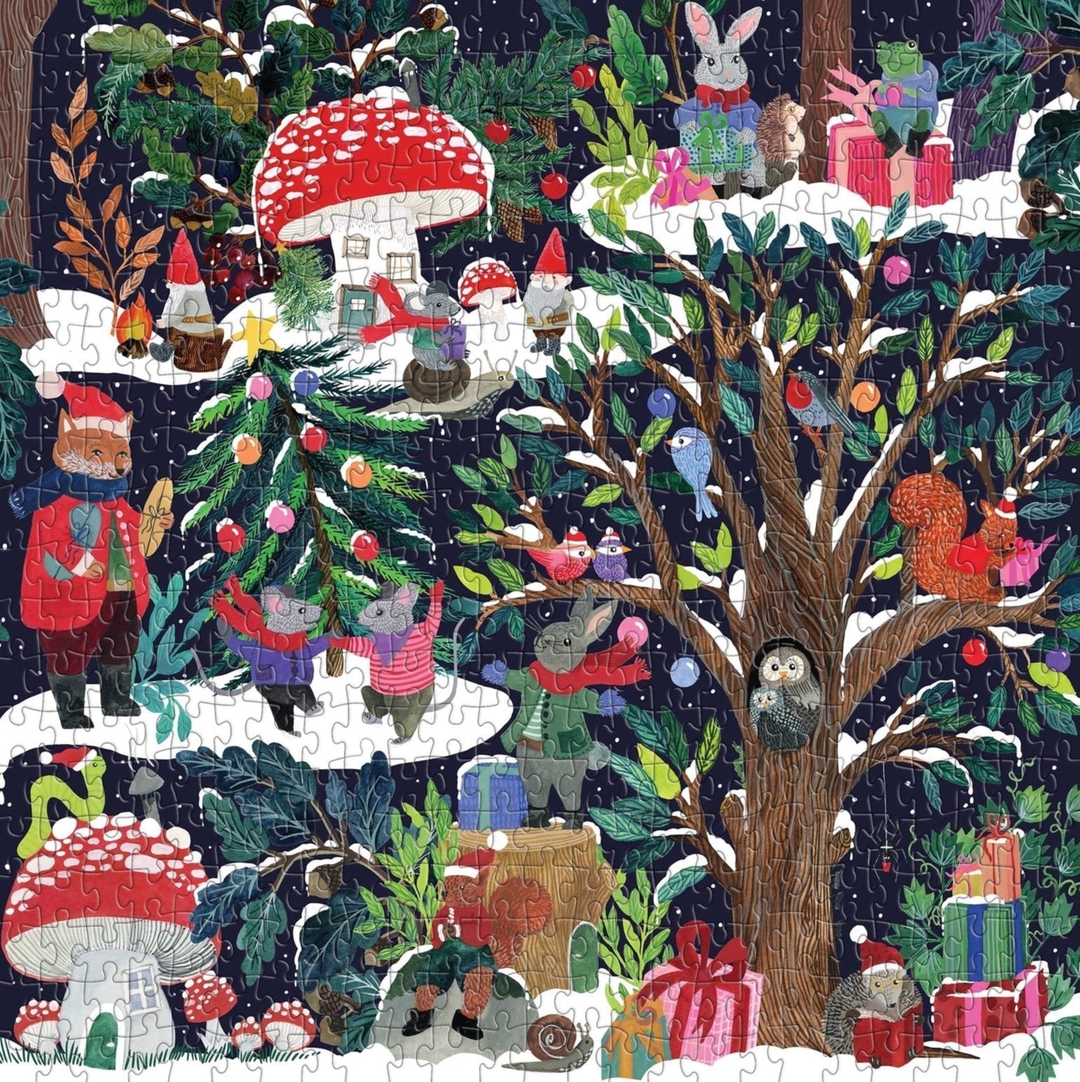 Karácsonyi erdő Galison 500 darabos kirakó puzzle (GA-9780735383425) - puzzlegarden