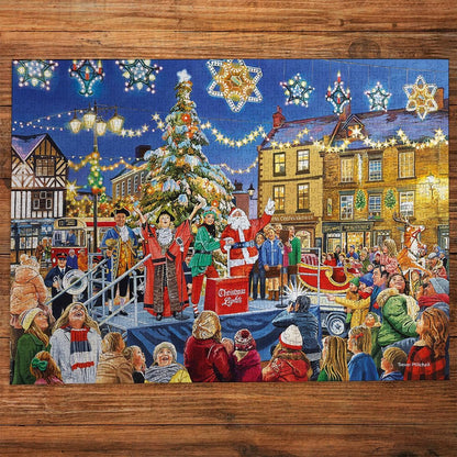 Karácsonyi fénygyújtás Gibsons 1000 darabos kirakó puzzle (G - G6452) - puzzlegarden