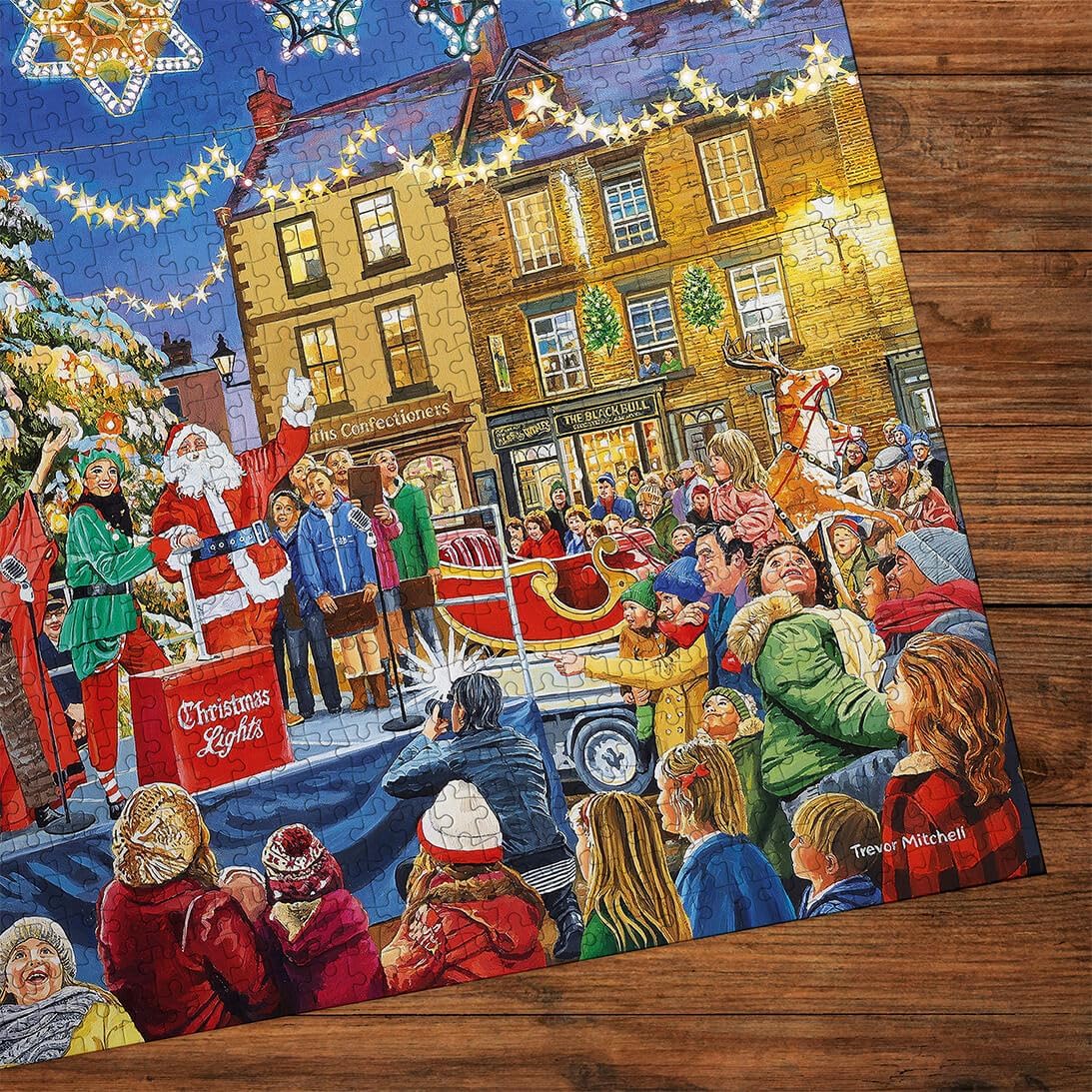Karácsonyi fénygyújtás Gibsons 1000 darabos kirakó puzzle (G - G6452) - puzzlegarden