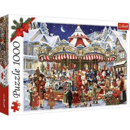 Karácsonyi Körhinta Trefl 1000 darabos kirakó puzzle (TR-10865) - puzzlegarden