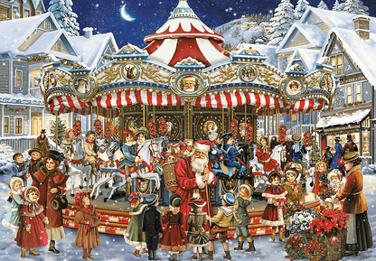 Karácsonyi Körhinta Trefl 1000 darabos kirakó puzzle (TR-10865) - puzzlegarden