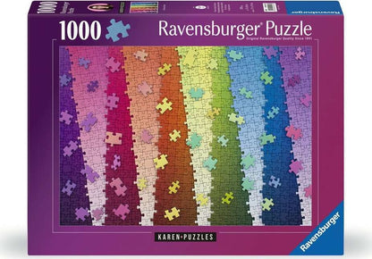 Karen Puzzles Collection - Colors on Colors Ravensburger 1000 darabos kirakó puzzle (RA-12001027 4005555010272) - puzzlegarden