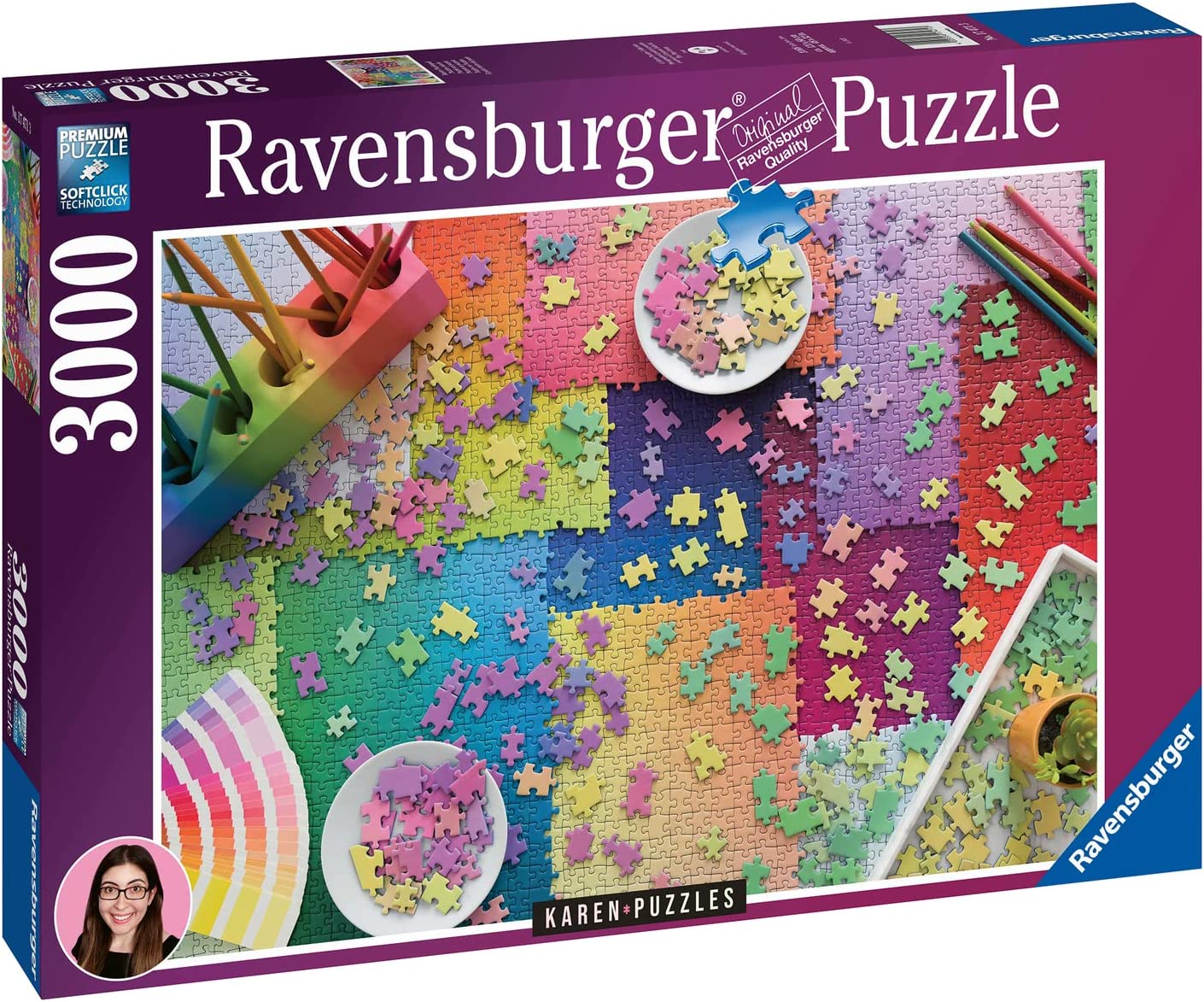 Karen Puzzles Collection - Puzzles on Puzzles Ravensburger 3000 darabos kirakó puzzle (RA-17471 4005556174713) - puzzlegarden