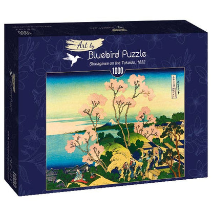 Katsushika Hokusai - Shinagawa on the Tokaido Bluebird 1000 darabos kirakó puzzle (BB-60093 3663384600937) - puzzlegarden