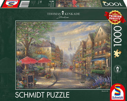 Kávéház Münchenben Schmidt Spiele 1000 darabos kirakó puzzle (SCH - 59675) - puzzlegarden