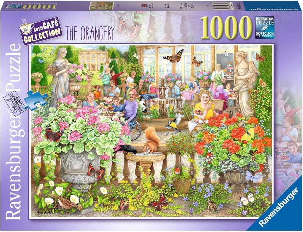 Kávézó a Télikertben Ravensburger 1000 darabos kirakó puzzle (RA-17621 4005556176212) - puzzlegarden