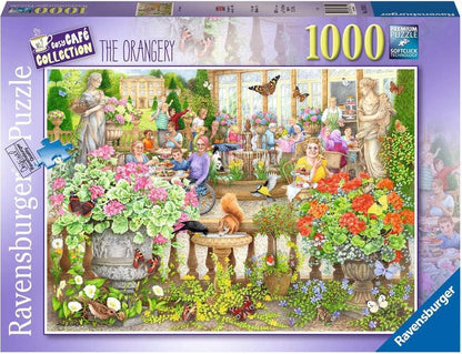 Kávézó a Télikertben Ravensburger 1000 darabos kirakó puzzle (RA-17621 4005556176212) - puzzlegarden