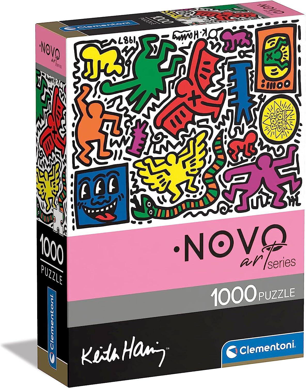 Keith Haring - Pop Shop Clementoni 1000 darabos kirakó puzzle (CL-39756 8005125397563) - puzzlegarden