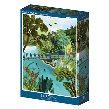 Kék folyam Pieces & Peace 500 darabos kirakó puzzle (PP-0069 3770001400693) - puzzlegarden