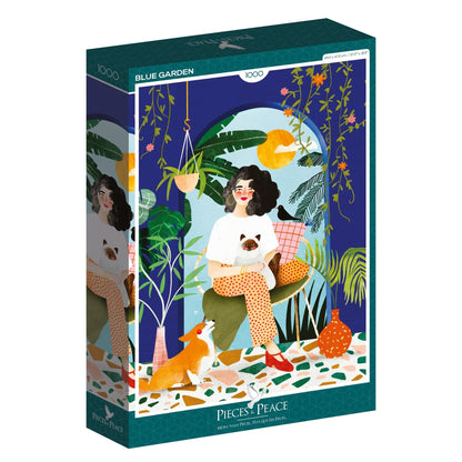 Kék Kert Pieces & Peace 1000 darabos kirakó puzzle (PP-0002 3770001400020) - puzzlegarden