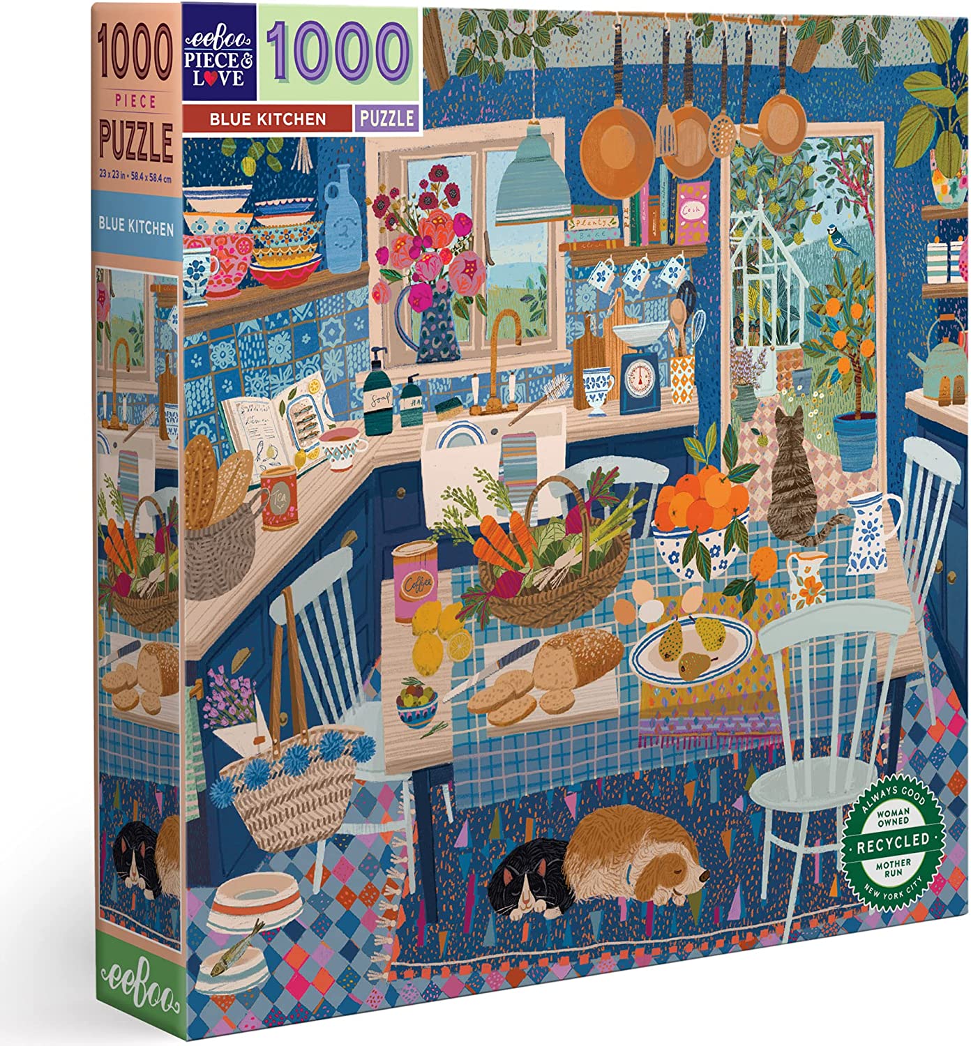 Kék Konyha Eeboo 1000 darabos kirakó puzzle (EB-PZTBUK 689196512285) - puzzlegarden