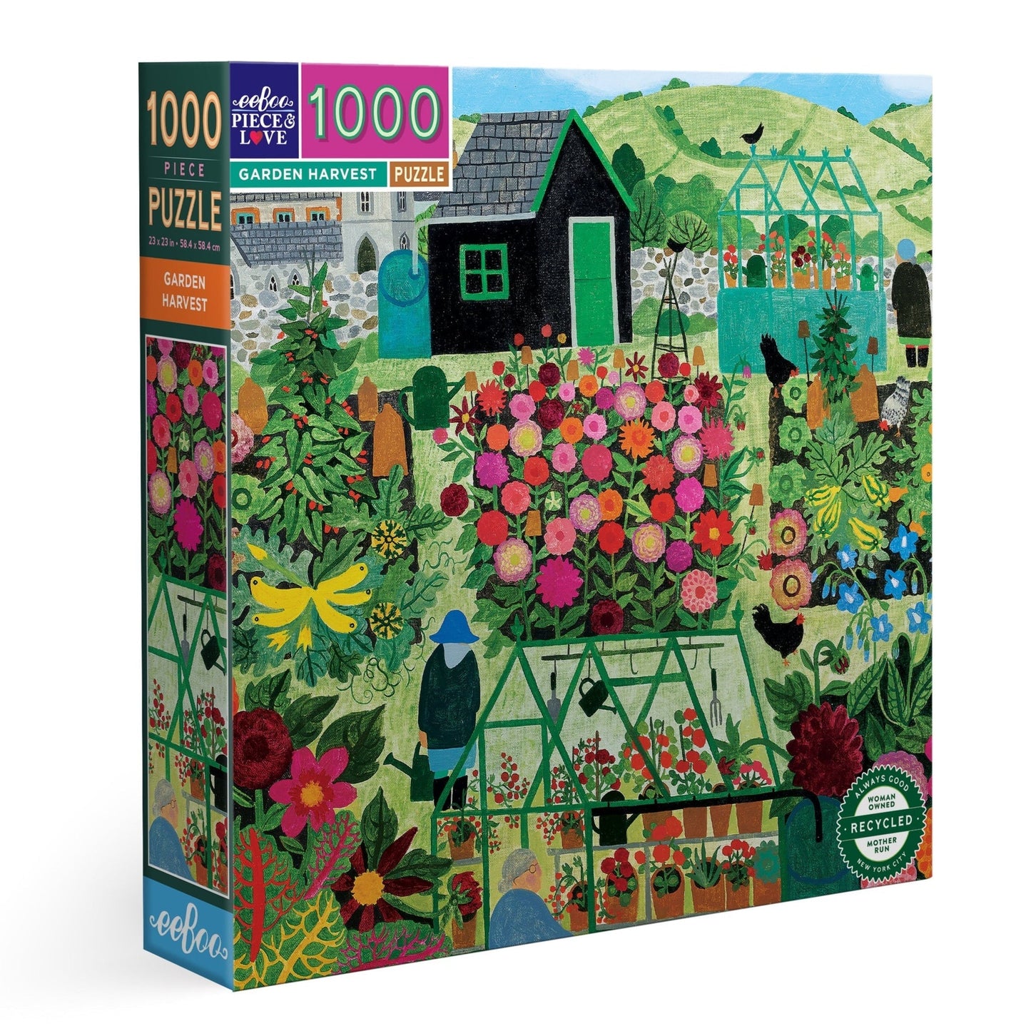 Kerti betakarítás Eeboo 1000 darabos kirakó puzzle (EB-PZTGHV 689196515941) - puzzlegarden