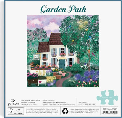 Kerti Ösvény Galison 500 darabos kirakó puzzle (GA-M041823B-GP 9780735375291) - puzzlegarden