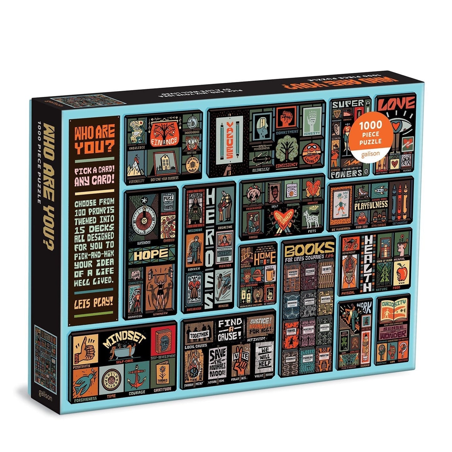 Ki vagy te? Galison 1000 darabos kirakó puzzle (GA-9780735370487) - puzzlegarden