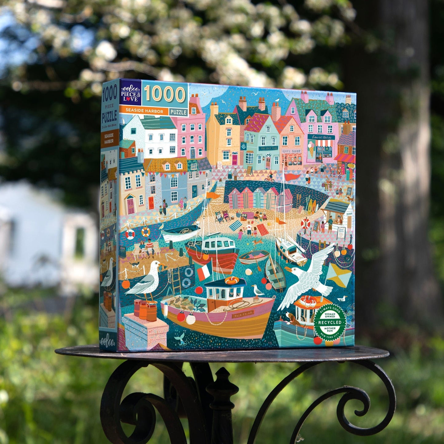 Kikötőváros Eeboo 1000 darabos kirakó puzzle (EB-PZTSEA 689196514630) - puzzlegarden