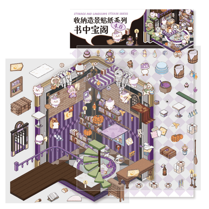 Kincseskönyv - matricajelenet Simno 1 darabos kirakó puzzle (SN-6941776319832) - puzzlegarden