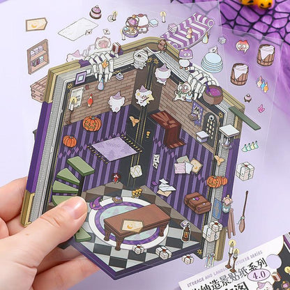 Kincseskönyv - matricajelenet Simno 1 darabos kirakó puzzle (SN-6941776319832) - puzzlegarden