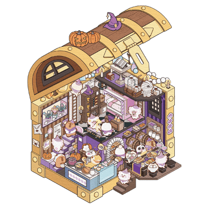 Kincsesláda - matricajelenet Simno 1 darabos kirakó puzzle (SN-6941776319849) - puzzlegarden