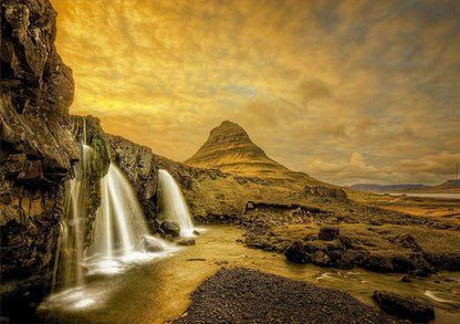 Kirkjufellsfoss Vízesés, Izland Educa 1000 darabos kirakó puzzle (ED-17971 8412668179714) - puzzlegarden